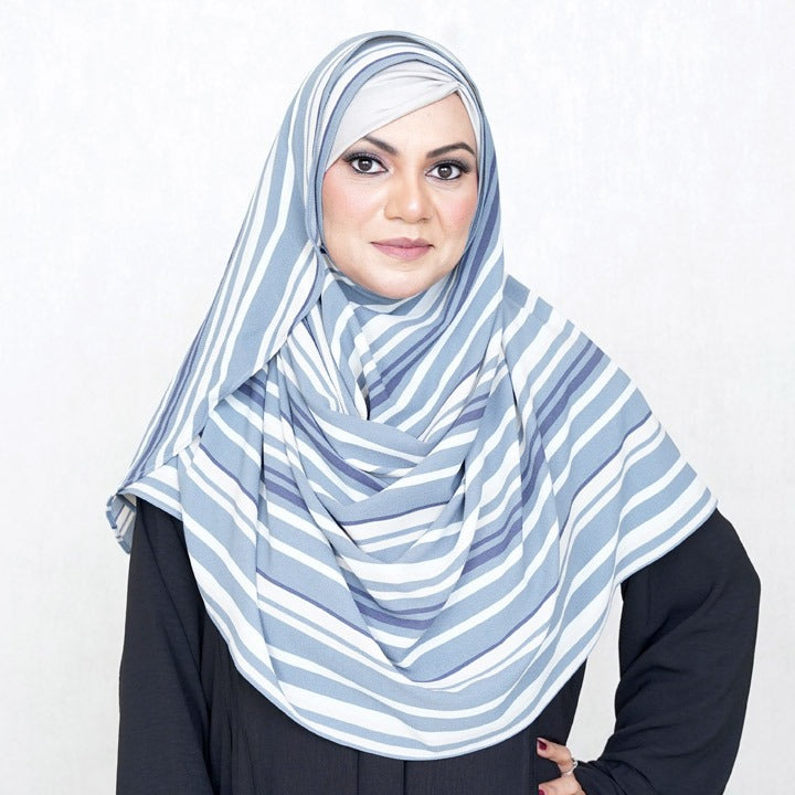 HCS | SKY STRIPES - TURKISH GEORGETTE