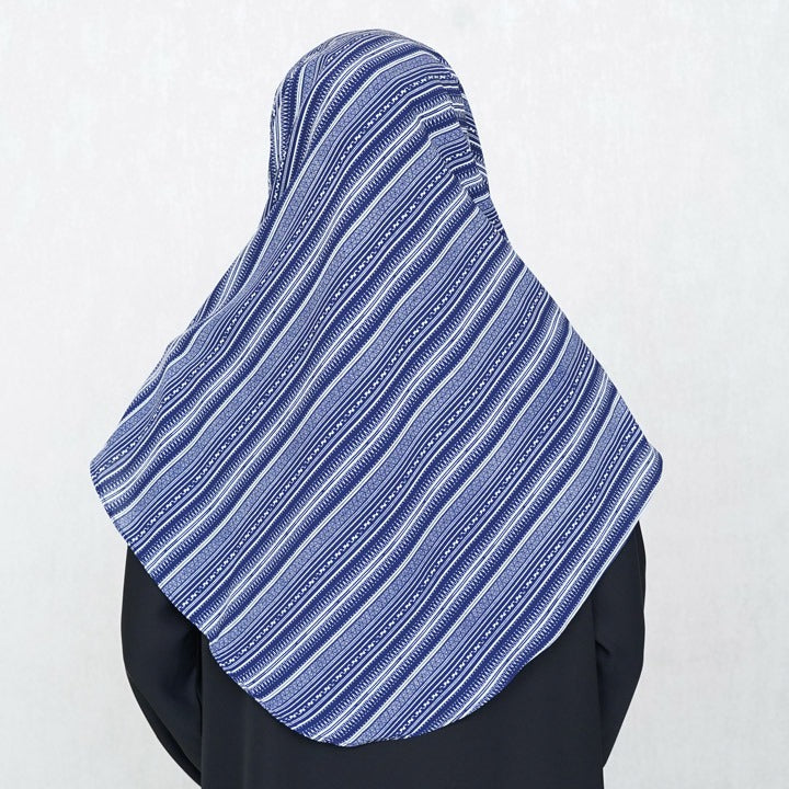 COWLNECK PINLESS | BLUITE NOMAD STRIPES - TURKISH GEORGETTE