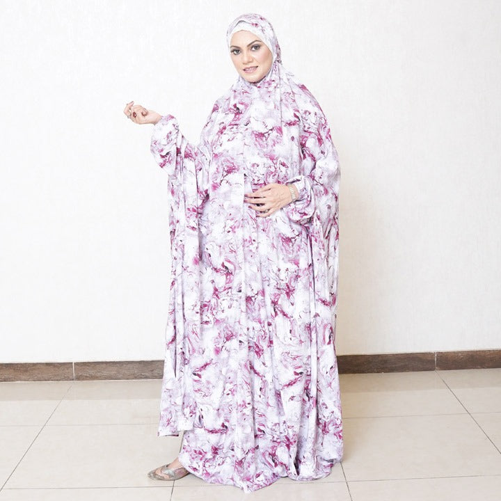 PRAYER SHAWL PRINTS : MARBLE SWIRL A-LAWN