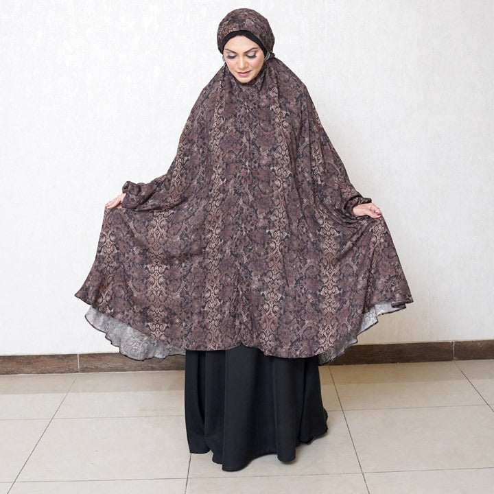 PRAYER SHAWL PRINTS | BROWN PYTHON STANDARD