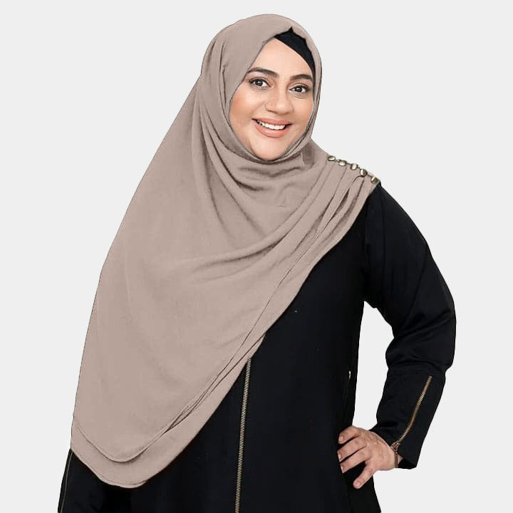 INSTANT HIJAB | CLASSIC MINK - CHIFFON