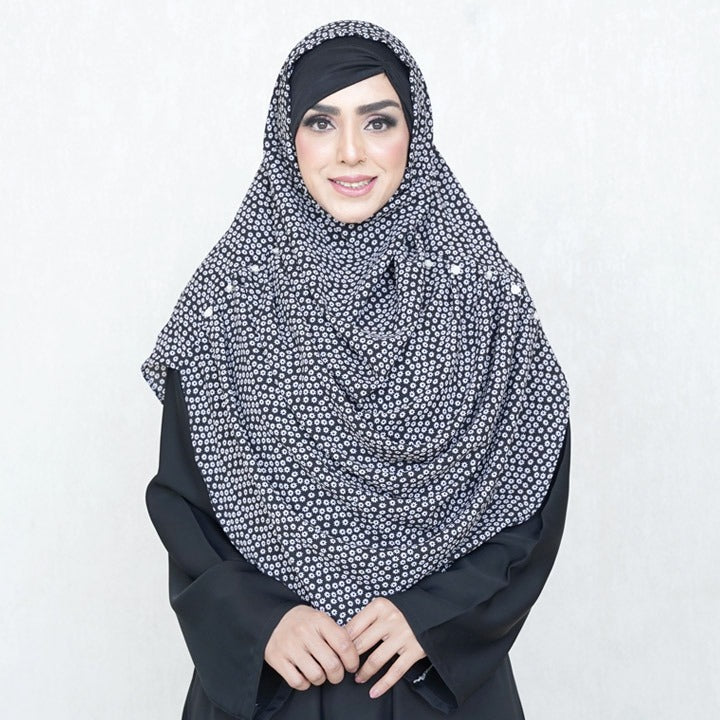 COWLNECK PINLESS | BLITE MINI DAISIES - TURKISH GEORGETTE