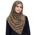 HIJAB | BLUE GOLD - LUREX FABRIC