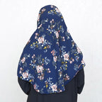 HCS | BLUE BOUQET - TURKISH GEORGETTE
