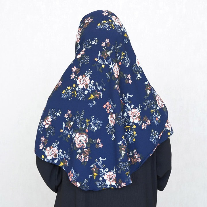 HCS | BLUE BOUQET - TURKISH GEORGETTE