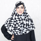 HCS | MONOCHROME WAVES - TURKISH GEORGETTE