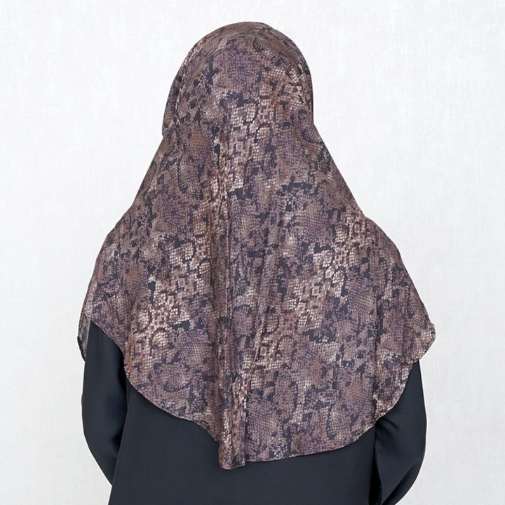 COWLNECK PINLESS | BROWN PYTHON - A LAWN