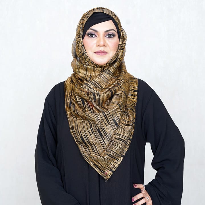 HIJAB | BLACK GOLD - LUREX FABRIC