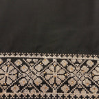IRANI CHADDAR | BLACK WITH GOLD THREAD WORK