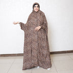 PRAYER SHAWL PRINTS : CHOCCO LEOPARD A-LAWN