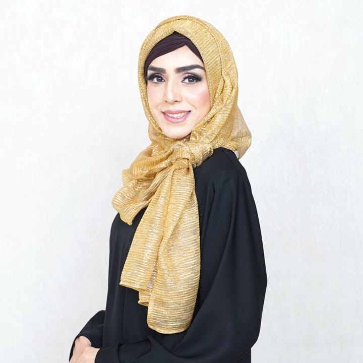 HIJAB | BUTTER GOLD - LUREX FABRIC