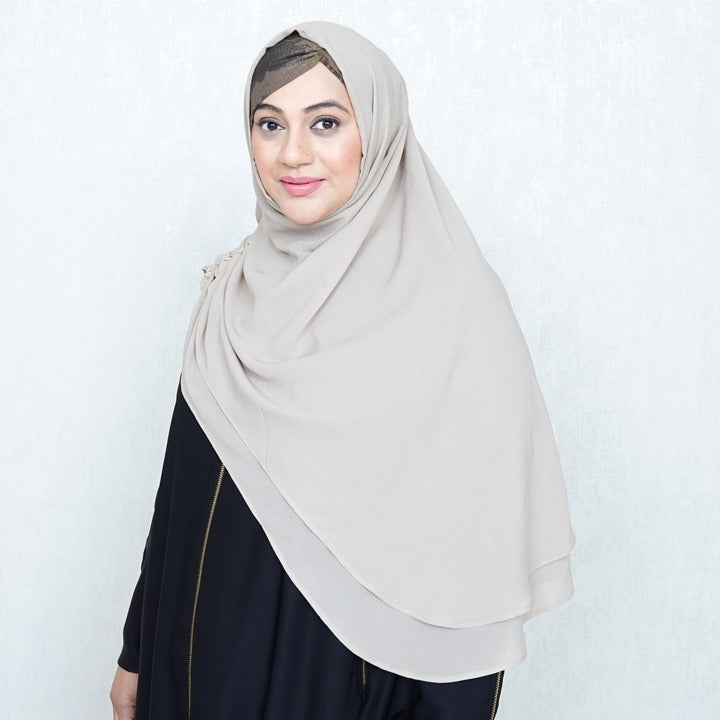 INSTANT HIJAB | NUDE - KOREAN CHIFFON