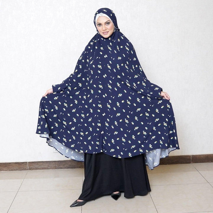 PRAYER SHAWL PRINTS | WHITE DAISIES ON BLUE STANDARD