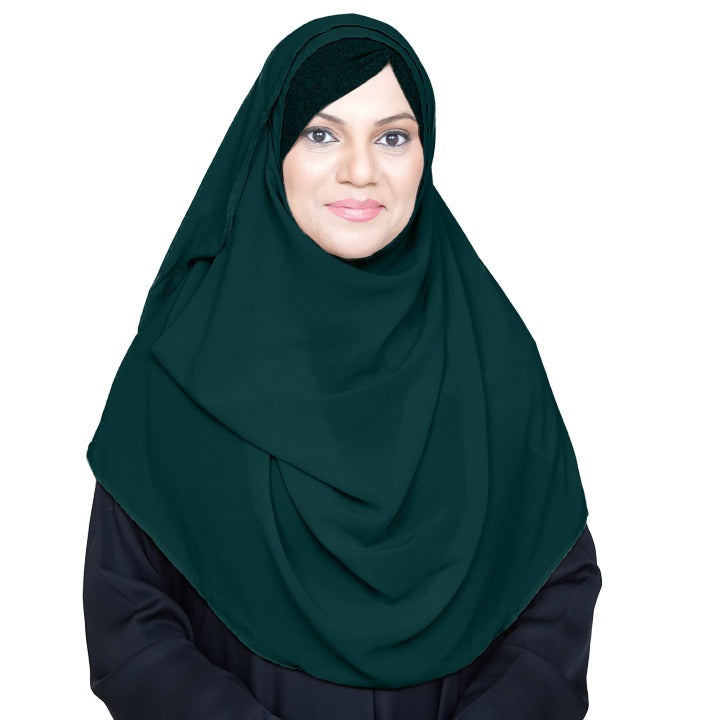 HCS | BOTTLE GREEN - KOREAN CHIFFON