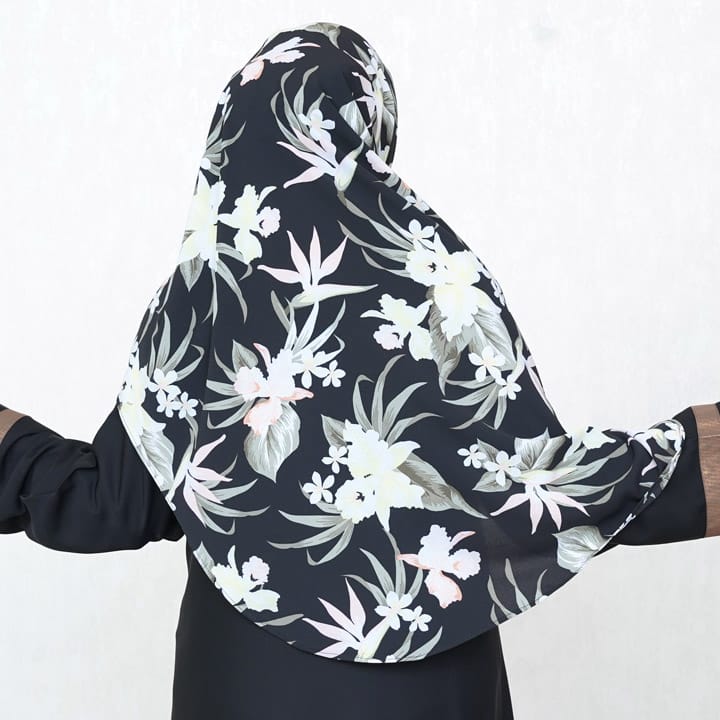 INSTANT HIJAB | DARK OASIS - TURKISH GEORGETTE