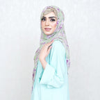 INSTANT HIJAB | LIMLAC FLORAL - CHIFFON