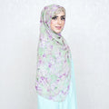 INSTANT HIJAB | LIMLAC FLORAL - CHIFFON