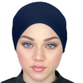 TIE BACK BONNET | NAVY BLUE