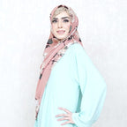 INSTANT HIJAB | VINTAGE PETALS - TURKISH GEORGETTE