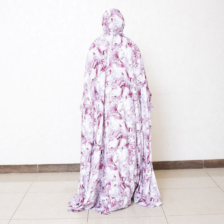 PRAYER SHAWL PRINTS : MARBLE SWIRL A-LAWN