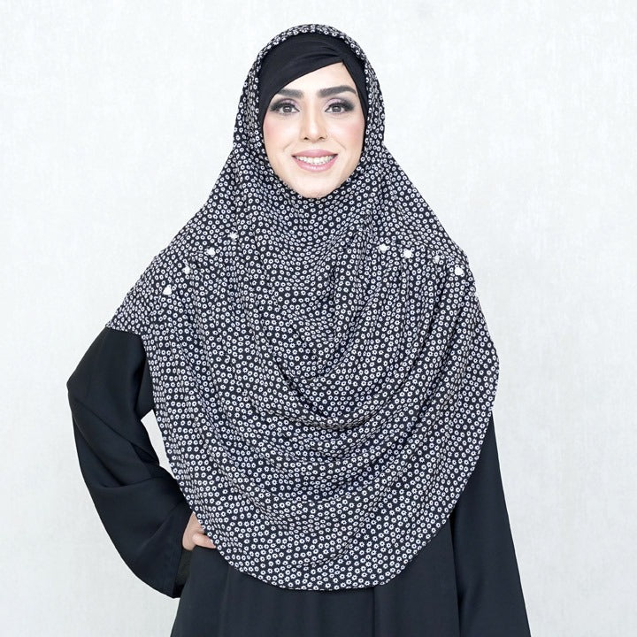 COWLNECK PINLESS | BLITE MINI DAISIES - TURKISH GEORGETTE